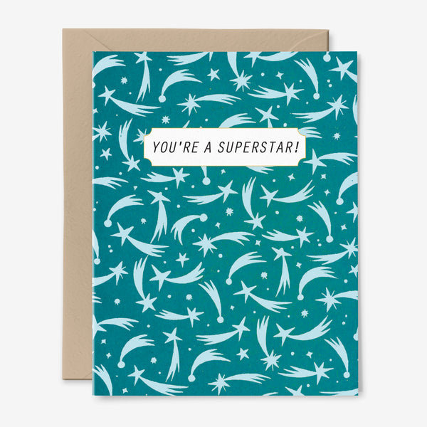 You're A Superstar Card | Stars | Thank you | Encouragement