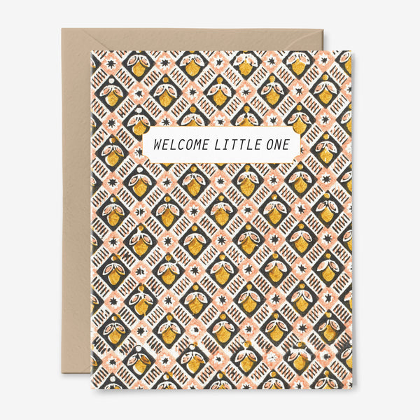 Welcome Little One Acorn Card