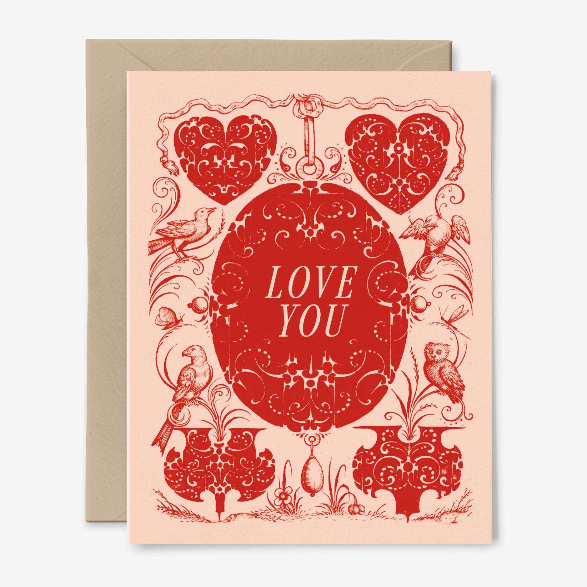 Love You Card | Gothic | Valentine