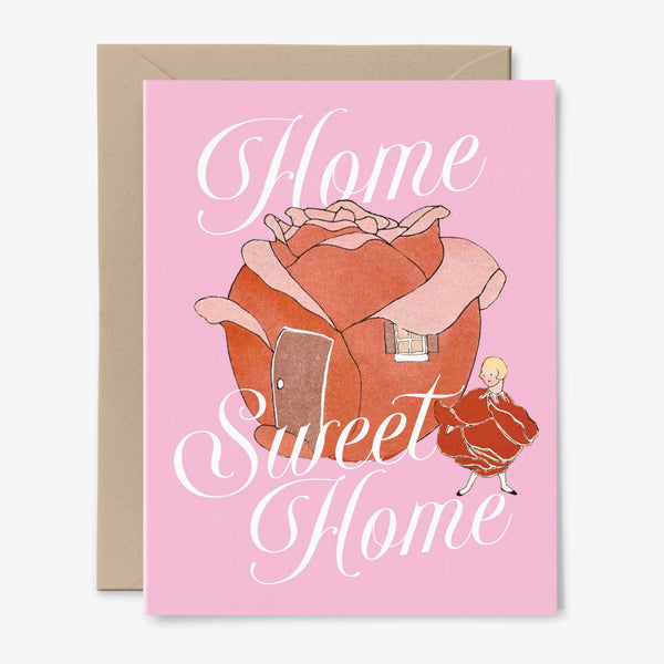 Home Sweet Home Card | Housewarming | Flower | New Home
