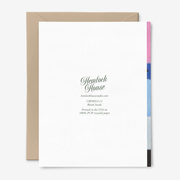 Abstract Pastel Card | Any Occasion | Vintage Pattern