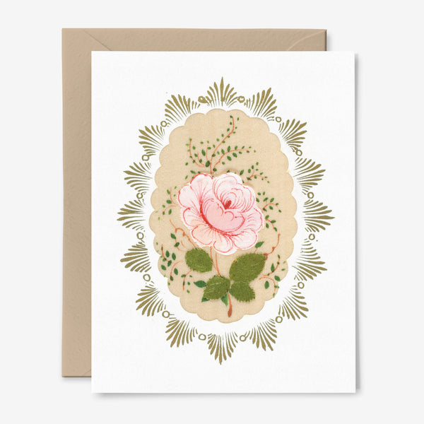 Rose Collage Card | Any Occasion | Floral | Vintage Art