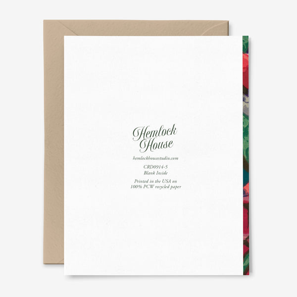 Painterly Flowers Card | Garden | Any Occasion | Floral | Vintage