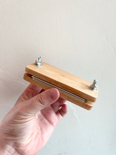 Pocket Sized Flower Press - Made from Real Hardwood