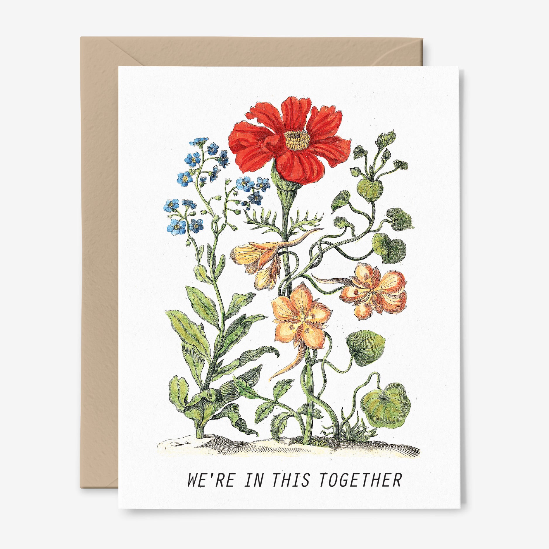 We're In This Together | Botanical Sympathy Card