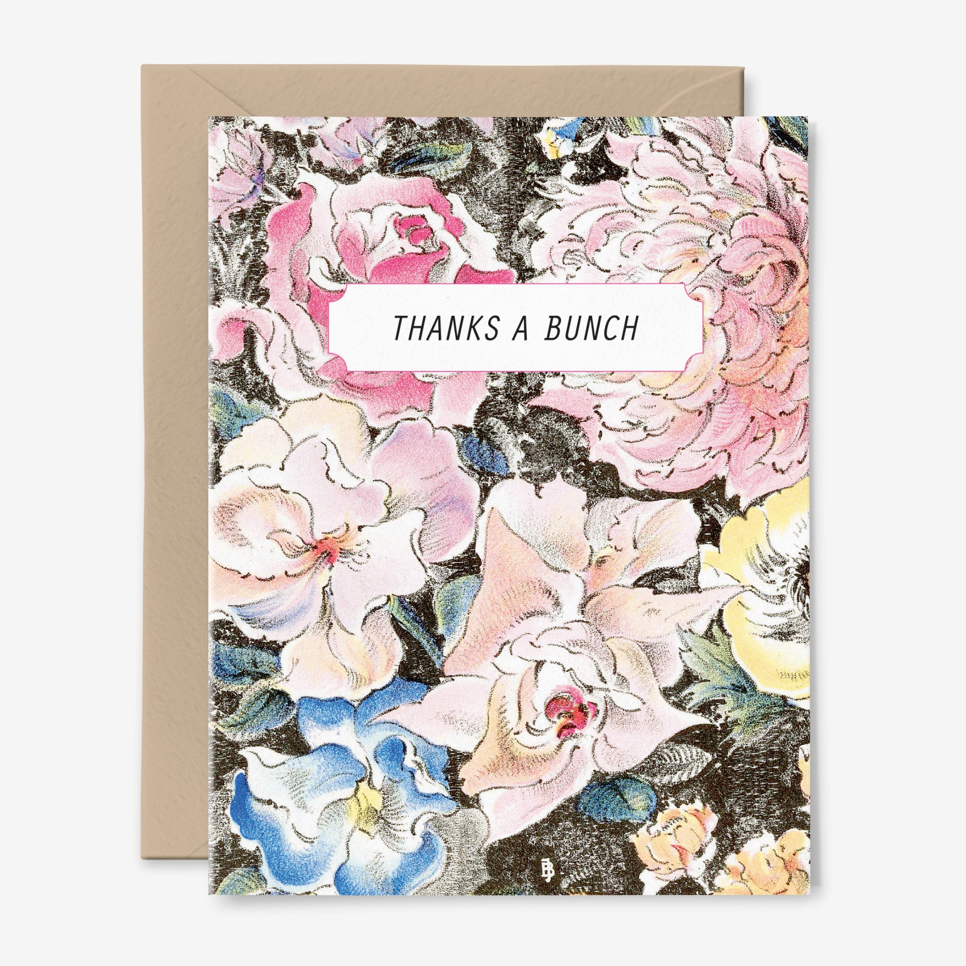 Thanks A Bunch | Floral Thank You Card