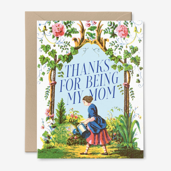 Thanks For Being My Mom | Mother's Day Card