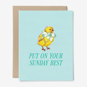Put On Your Sunday Best | Easter Card