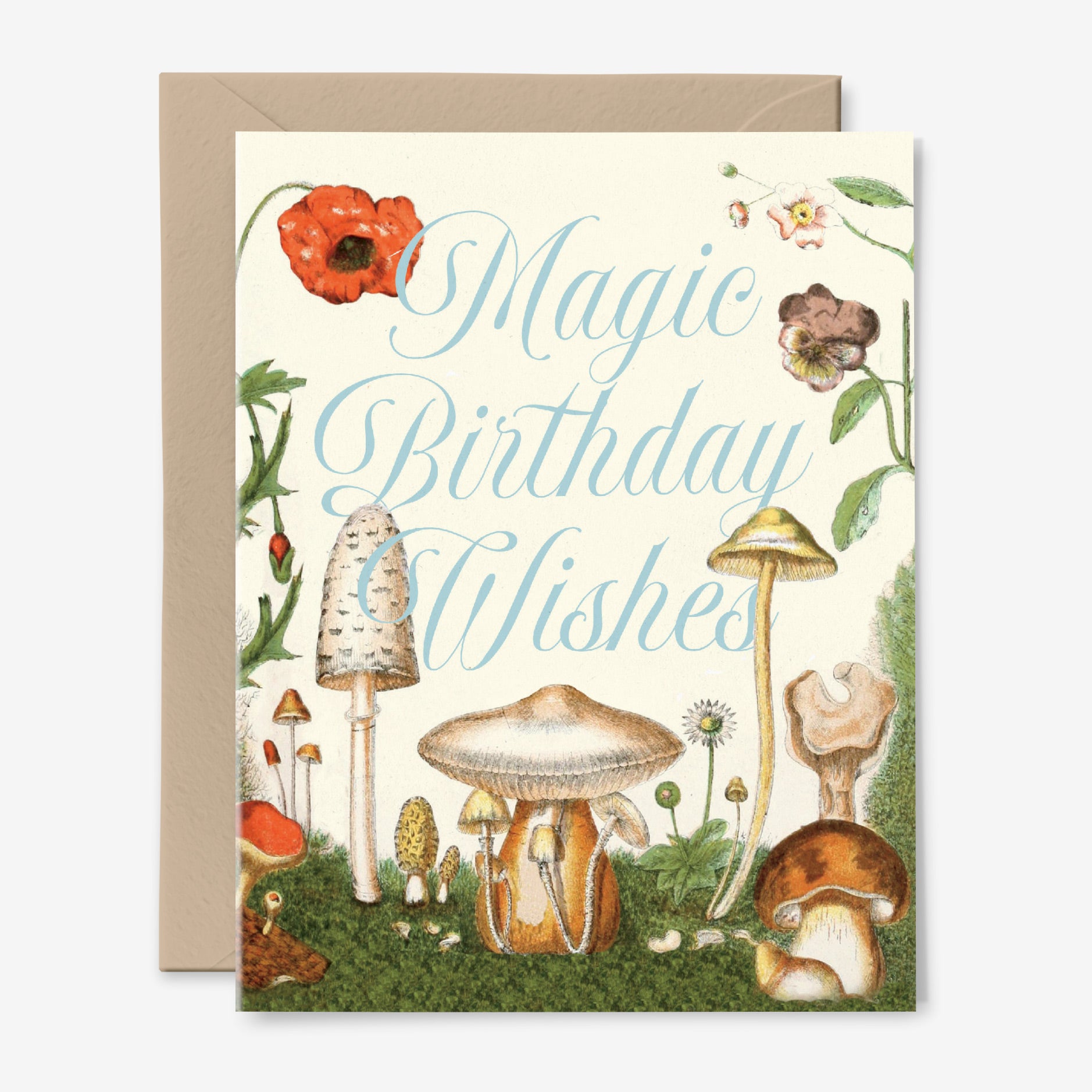 Magic Birthday Wishes Mushroom Card