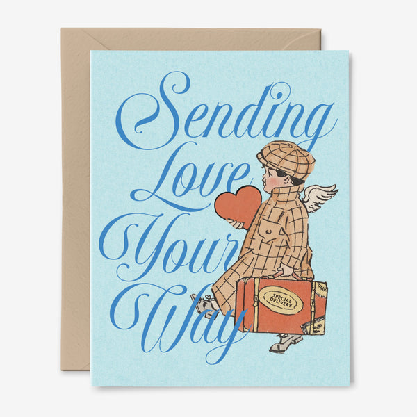 Sending Love Your Way Cupid Card