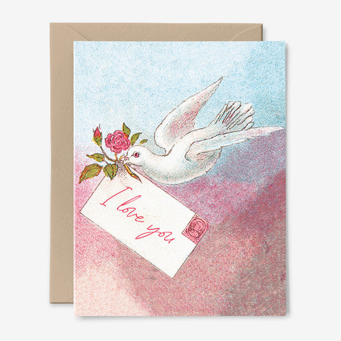 I Love You Dove | Greeting Card