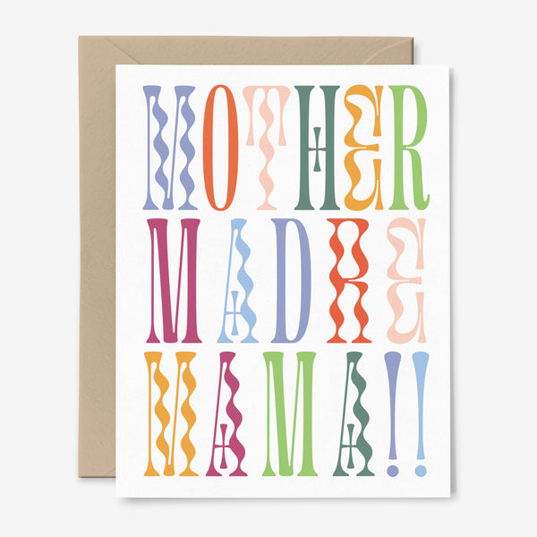 Mother, Madre, Mama!! | Mother's Day Card