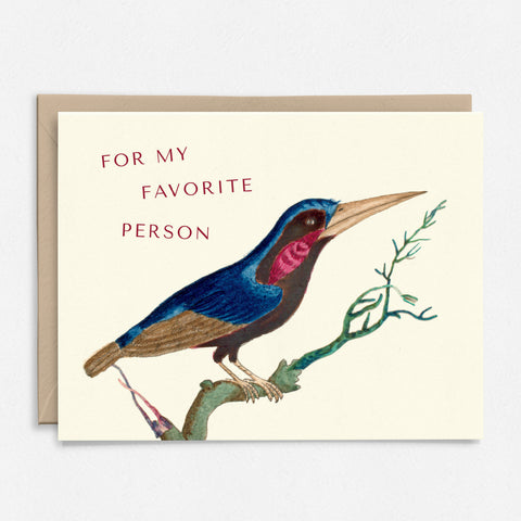 For My Favorite Person Card